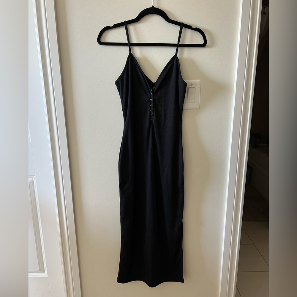 SUNDAYS THE LABEL MAXI DOUBLE LINED DRESS